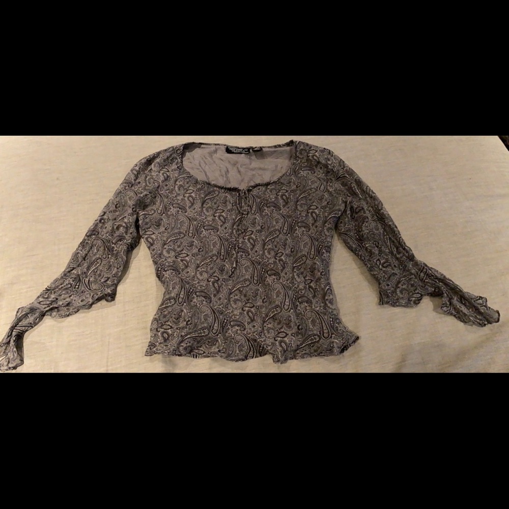 100% silk blouse